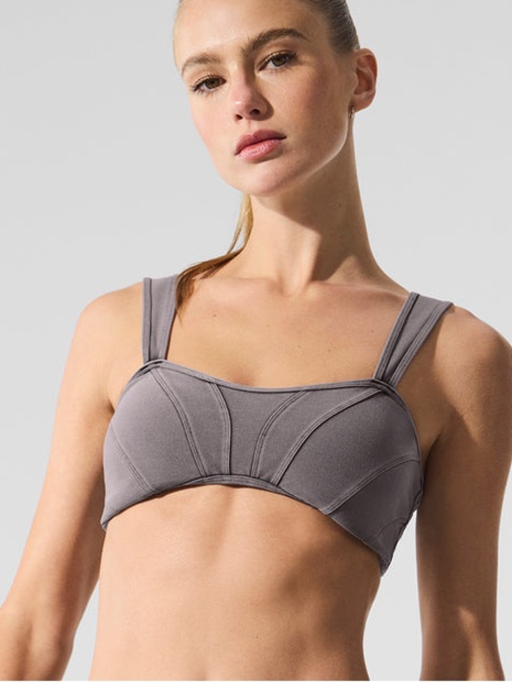 Alo Washed Alosoft Sunray Bra Sport Bra Large NWOT